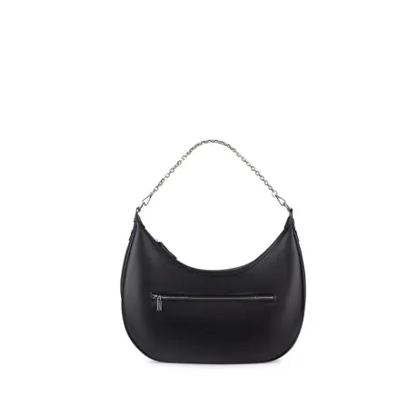 Lambert - The Jenny - Black Vegan Leather Hobo Handbag