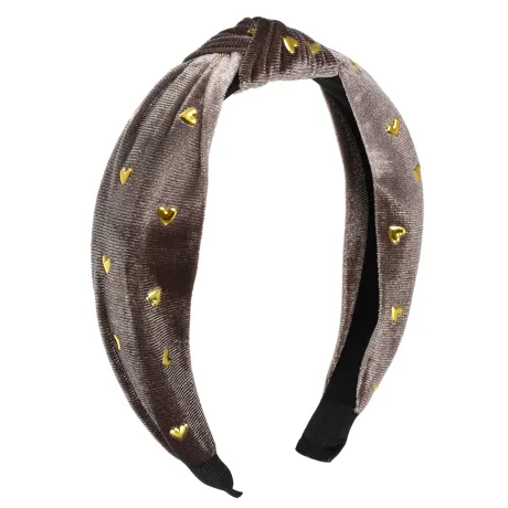 Unique Bargains - Heart Print Knotted Headband