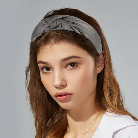 Unique Bargains- Faux Leather Knotted Hairband Headband