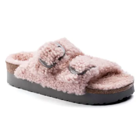 BIRKENSTOCK Sandale Arizona Big Buckle Pap Teddy pour femmes