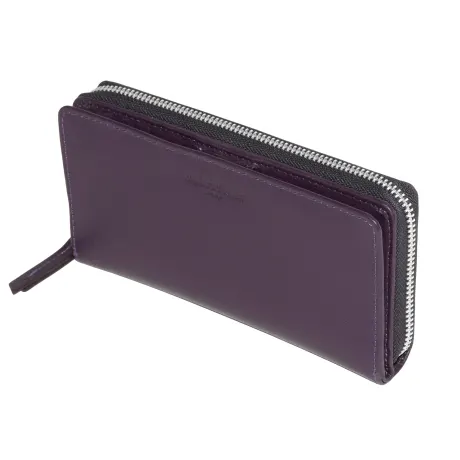 Club Rochelier Ladies' Zip Around Clutch Wallet with Tab