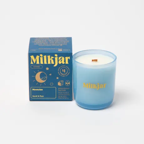 Milk Jar Moonrise Candle | Neroli & Plum 8oz