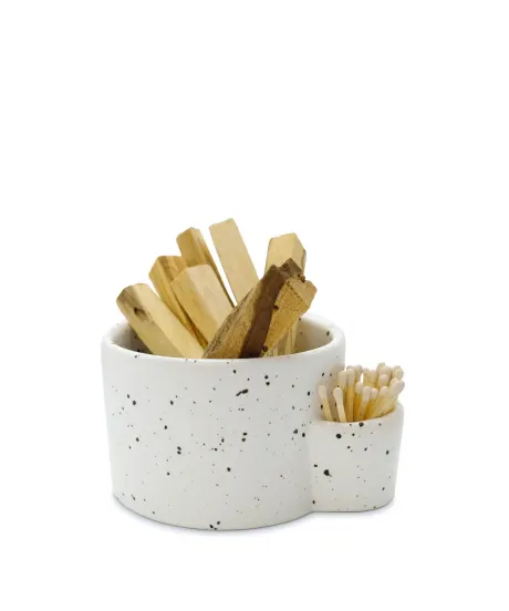 Bursera - Ceramic Bowl - White