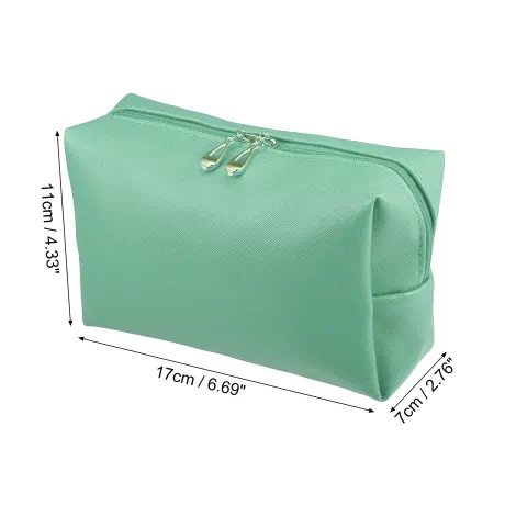 Unique Bargains- Makeup Cosmetic Travel Bag Waterproof PU Leather Case Small