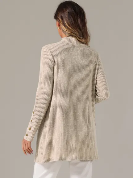 Allegra K - Fall Open Front Cardigan Outwear