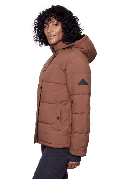 Alpine North Women's - FORILLON | Vegan Down Recycled Short Quilted Puffer Jacket