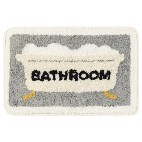 PiccoCasa- Cute Colorful Stylish Funny Bathroom Rug 16" x 24"