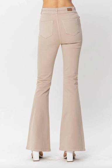 Judy Blue - Khaki Flare Jeans