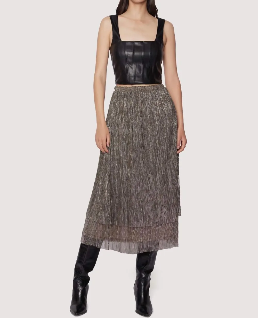 LOST + WANDER Le Mysterieux Midi Skirt