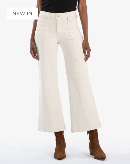 KUT FROM THE KLOTH Meg High Rise Wide Leg Double Pocket