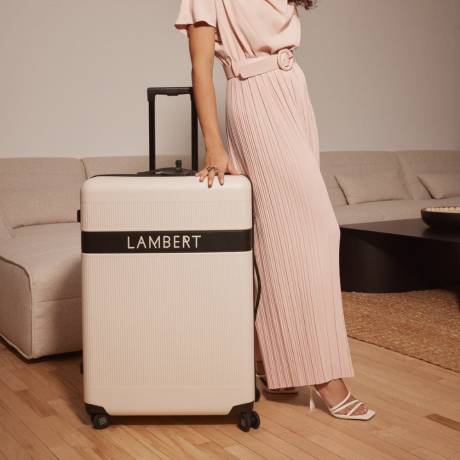 Lambert - The Aspen - Black check-in suitcase