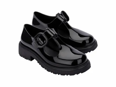 Chaussures plates Melissa pour femmes en noir