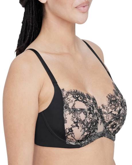 Skarlett Blue - Entice Lace Full Coverage Side Support Balconette Bra