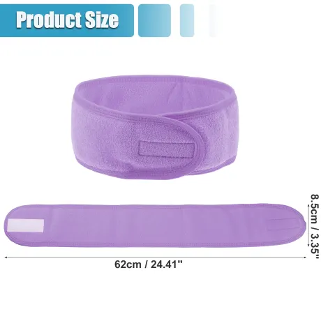 Unique Bargains- 4 Pcs Soft Spa Headband Hair Bands