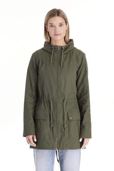 Lara - 3 in 1 Cotton Maternity Jacket Military Style - Modern Eternity Maternity