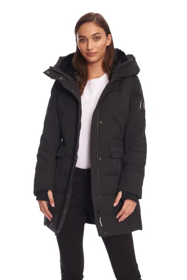 Alpine North - KOOTNEY | Parka mi-longue femme recyclée duvet végan