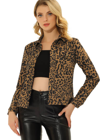 Allegra K- Faux Suede Trucker Motorcycle Jacket