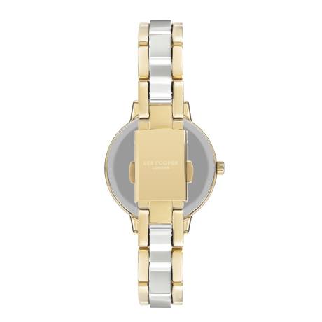 LEE COOPER-Montre Dames Doré 34mm Cadran Blanc