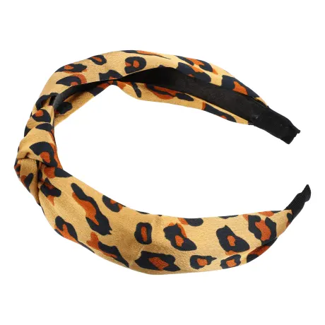 Unique Bargains - Leopard Pattern Knotted Headband