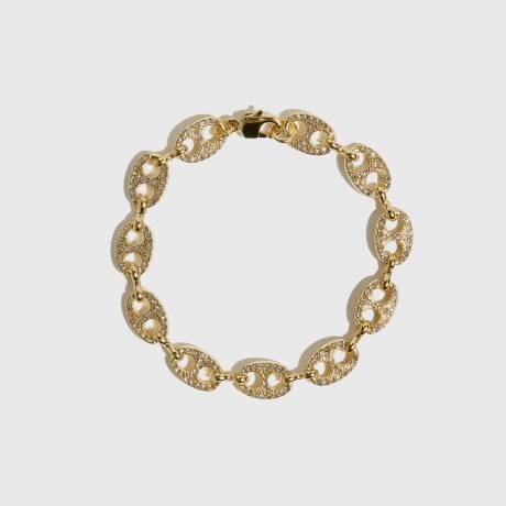 DRAE Collection - BRACELET EN PAVÉ COFFEE BEANS