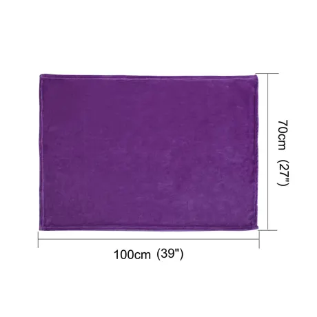 PiccoCasa- couverture de lit en microfibre en mollet flanelle 27x40 pouces