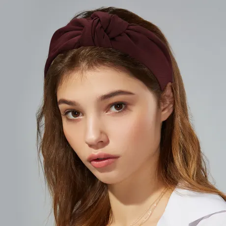 Unique Bargains - Solid Knotted Headband