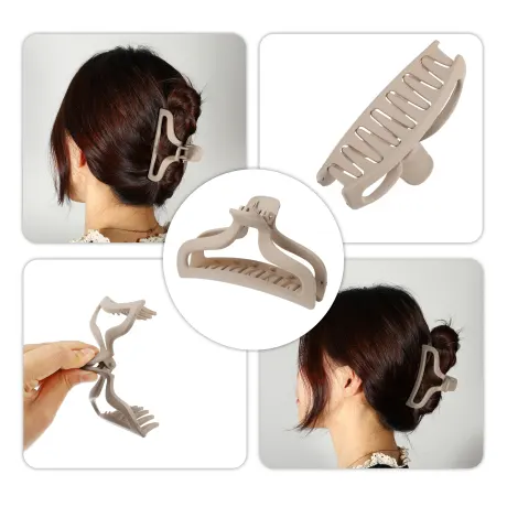 Unique Bargains - Plastic Basic Solid Hair Claws