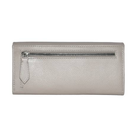 Club Rochelier Ladies' Leather Clutch Wallet with Gusset Pocket