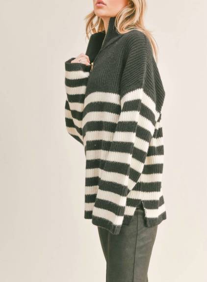 SAGE THE LABEL - Jetlag Striped Sweater