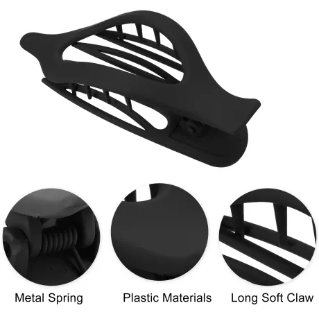 Unique Bargains - 2pcs Plastic Hair Claws Hair Barrettes