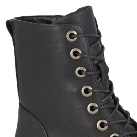 Cipriata - Womens/Ladies Lace Up Combat Boots