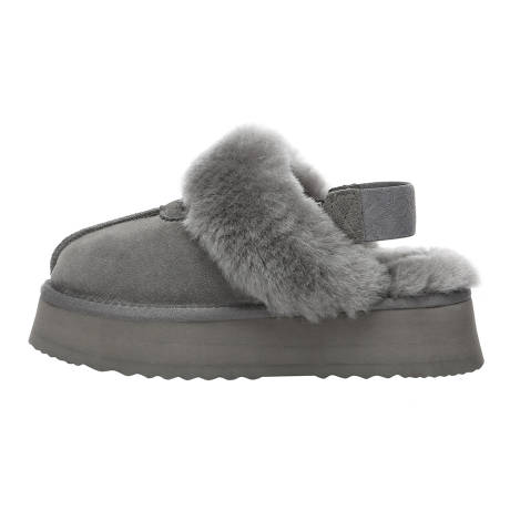 EVERAU Australia Women Wagtail Removable Strap Platform Slippers