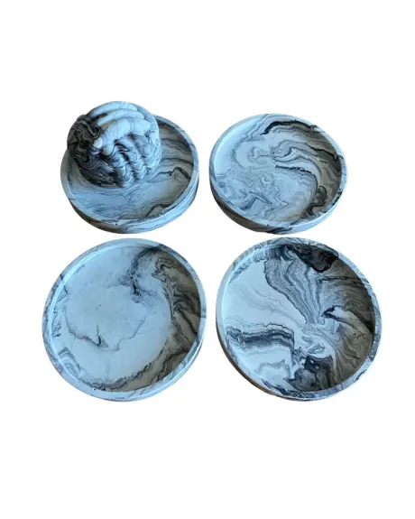 Jesmonite Marble Coasters - Eden Fiona