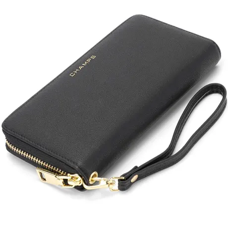 CHAMPS RFID Zip-around wallet