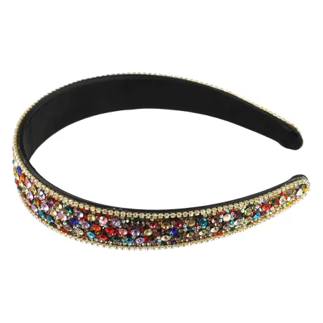 Unique Bargains - Rhinestone Wide Headband