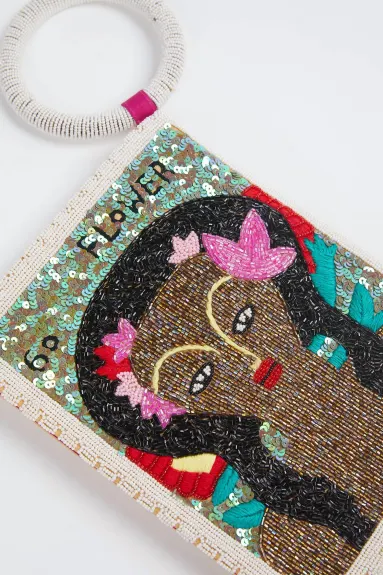 ETHNiQUE - Etta Handmade Beaded Wristlet