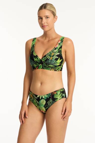 Sea Level Swim  Lotus Mid Bikini Swim Pant