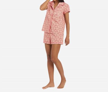 The Sleep Code - Liberty Print Floral Cotton Classic Short Pj Set