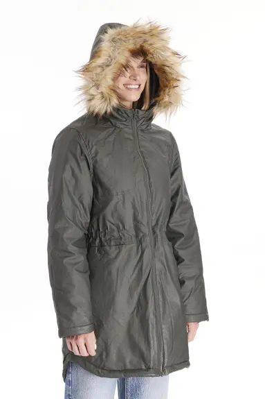 Sofia - Parka de maternité 3 en 1 en tissu ciré