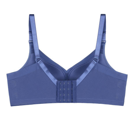 Allegra K- Lace Wirefree Seamless Push Up Minimizer Bra