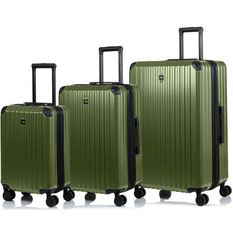 CHAMPS - Element Collection 3pc Expandable Hardside Luggage Set