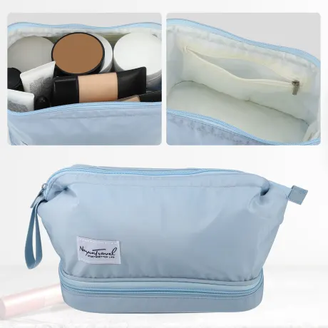 Unique Bargains- Travel Waterproof Toiletry Makeup Bag