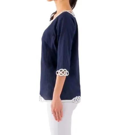 GRETCHEN SCOTT - Infinity Embroidered Top