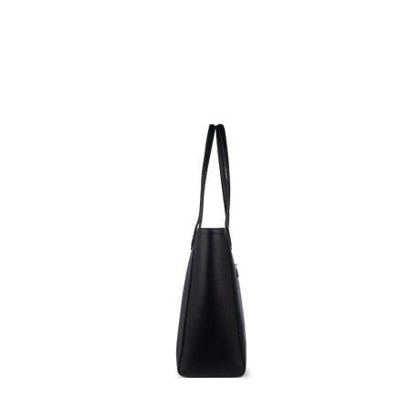 Lambert - The Claire - Black Vegan Leather Tote Bag