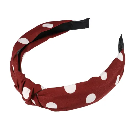 Unique Bargains- Polka Dot Wide Knotted Headband