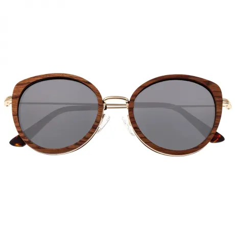 Earth Wood - Oreti Polarized Sunglasses - Annato/Silver