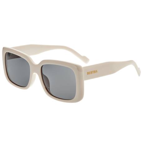 Bertha Wendy Polarized Sunglasses - Cream/Black