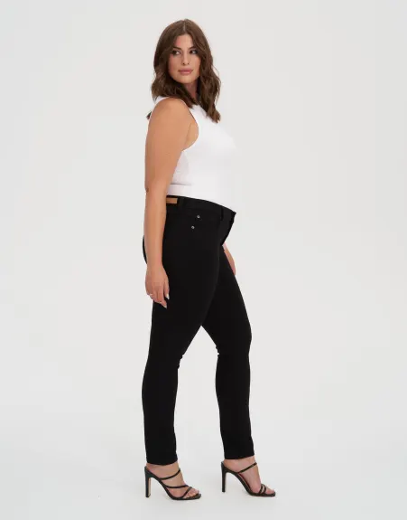 Yoga Jeans- Taille Moyenne Coupe Étroite