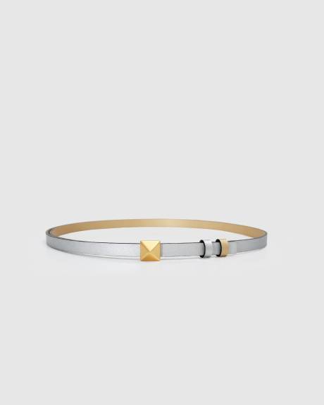 Belle & Bloom Cleopatra Pyramid Stud Leather Belt