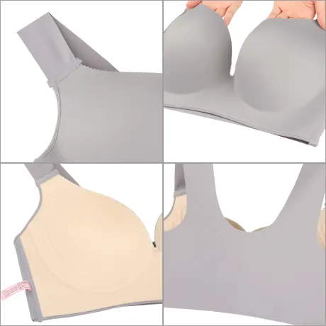 Allegra K- Wire-Free Full Support Hookness Bras